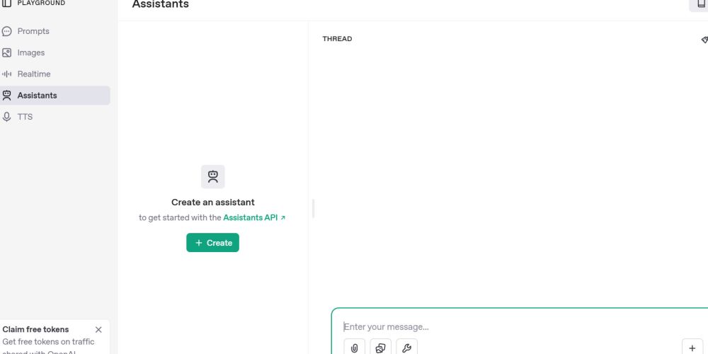 Crear asistente Playground Open AI