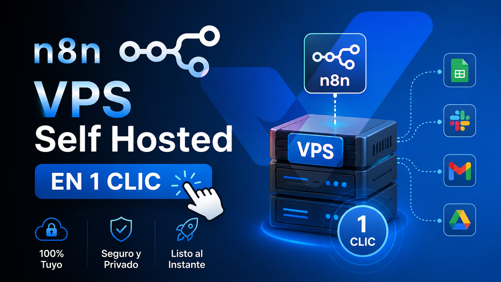 n8n autoalojado en VPS con EasyPanel — instalación en 1 clic con Hostinger